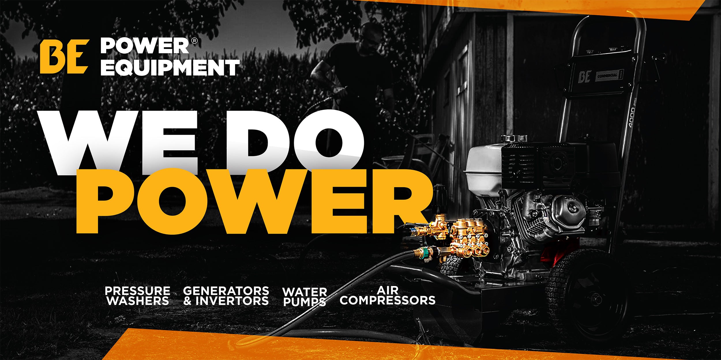 We Do Power Vinyl 4' W X 2' H Banner